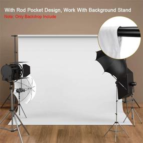 img 2 attached to 📸 UTEBIT White Backdrop 10 x 10 ft: Versatile Polyester Photography Background for Stunning Photos and Videos