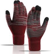 winter gloves screen non slip fleece men's accessories and gloves & mittens logo