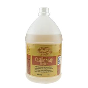 img 4 attached to 🔥 Pure Castile Liquid Soap 1 Gallon - Fireplace Scented - Organic Oils for Face, Body, Hair, Laundry, Pets & Dishes - Concentrated, Vegan, Non-GMO