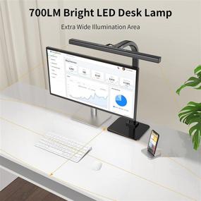 img 3 attached to 💡 Eppiebasic 12W Architect Led Desk Lamp: Dimmable, 6 Color Modes, Extra Bright Table Lamp for Home Office, Auto Dimming Overhead Lighting