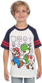 img 4 attached to 👕 Boys' Clothing: Nintendo Super Mario Characters T Shirt - Enhance Your SEO