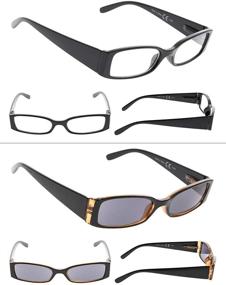 img 2 attached to 👓 Enhance Your Vision with Gr8sight 5-Pack Ladies Reading Glasses & Sunshine Readers for Women