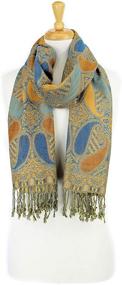 img 2 attached to 🧣 Stylish Paisley Pashmina: Women's Must-Have Accessories and Scarves & Wraps