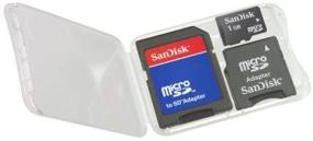 img 4 attached to 💾 Высокопроизводительная карта памяти SanDisk 1GB Micro SD с адаптером SD и набором памяти Mini SD 3-в-1