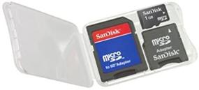 img 2 attached to 💾 Высокопроизводительная карта памяти SanDisk 1GB Micro SD с адаптером SD и набором памяти Mini SD 3-в-1