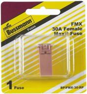 bussmann (bp/fmx-30-rp) pink 30 amp female maxi fuse logo