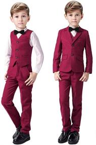 img 2 attached to 👔 Boys' Clothing: Sleek Suits, Tuxedo Pieces, Blazers & Pants in Suits & Sport Coats Collection