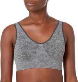 img 4 attached to Hanes Womens Seamless Black Large Women's Clothing for Lingerie, Sleep & Lounge