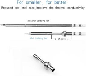 img 3 attached to 🔥 Cheffort Soldering Adjustable Temperature Programmable: The Ultimate Tool for Precision and Efficiency