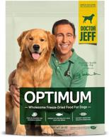 🐶 premium freeze-dried raw dog food - dr. jeff’s optimum - nutrient-rich, omega-3s, protein & human-grade ingredients - 1 lb. bag logo