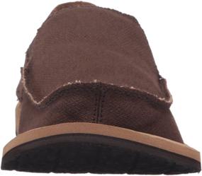 img 3 attached to 👞 Hemp Slip-On Shoes for Men - Sanuk Burgundy Men's Footwear