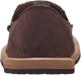 img 2 attached to 👞 Hemp Slip-On Shoes for Men - Sanuk Burgundy Men's Footwear