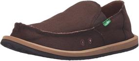 img 4 attached to 👞 Hemp Slip-On Shoes for Men - Sanuk Burgundy Men's Footwear