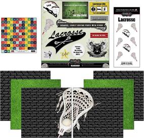 img 1 attached to 🥍 Lacrosse Themed Paper and Stickers Scrapbook Kit by Scrapbook Customs - Go Big