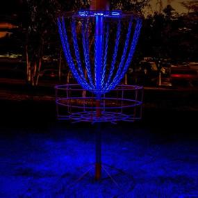 img 1 attached to 🔦 Magnetic LED Lights for Flying Disc Golf Basket - TiToeKi 2Pack: Waterproof, Remote Control, Multi-Colored Glow Night Disc Golf. Basket Not Included.