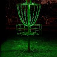 🔦 magnetic led lights for flying disc golf basket - titoeki 2pack: waterproof, remote control, multi-colored glow night disc golf. basket not included. логотип