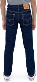 img 1 attached to Levis Elastic Waistband Jeans Rinse: Premium Boys' Clothing for Style and Comfort
