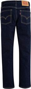 img 3 attached to Levis Elastic Waistband Jeans Rinse: Premium Boys' Clothing for Style and Comfort