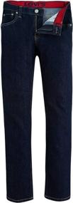 img 4 attached to Levis Elastic Waistband Jeans Rinse: Premium Boys' Clothing for Style and Comfort