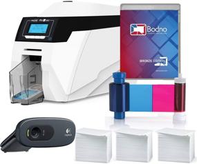 img 4 attached to 🖨️ MAGICARD Rio Pro 360 Dual Sided ID Card Printer Bundle: Complete Supplies + Bodno Bronze Edition ID Software