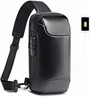 bange waterproof shoulder crossbody backpack logo