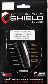 img 3 attached to 📱 Полная защита с использованием невидимой пленки ZAGG invisibleSHIELD для Sandisk Sansa Fuze (Для всего тела)