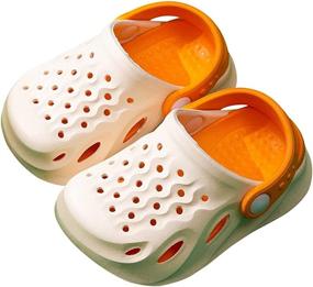 img 4 attached to 👟 Toddler Classic Sneakers- Children Girls Pink Boys' Shoes - Clogs & Mules