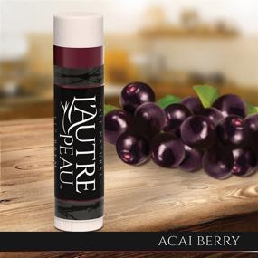 img 3 attached to 🍯 USA MERCHANT- L'AUTRE PEAU Luxury Lip Balm: All-Natural Beeswax Treatment for Dry Chapped Lips - Moisturizing Decadence Gift Set (Asian Pear, Acai Berry, Honey & Pomegranate) - 4 Pack