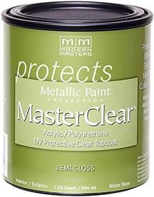 img 1 attached to Modern Masters ME662 Clear MasterClear Protective Clear Topcoat - 1 Quart, Pack of 1
