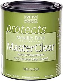 img 3 attached to Modern Masters ME662 Clear MasterClear Protective Clear Topcoat - 1 Quart, Pack of 1
