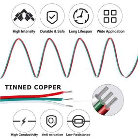 img 2 attached to 💧 10-Pack Waterproof LED Strip Connectors: Quick Connect Without Stripping - SUPERNIGHT