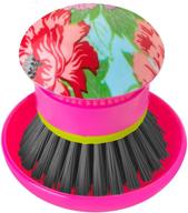 🦜 vigar toucan palm dish brush with holder - compact and colorful cleaning tool for kitchens logo