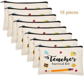 img 3 attached to Teacher Appreciation Cosmetic Toiletry Preschool Travel Accessories