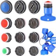 🚰 complete set: 12-piece faucet aerator kit with 5-piece removal wrenches - ideal for cache aerators, replacement for m 16.5, 18.5, 21.5, 24 mm tap aerators and flow restrictors logo