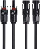 🔌 solarenz20 feet 14awg solar extension cable with female and male connectors for 50w-150w solar panels logo
