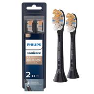 🦷 philips sonicare a3 premium all-in-one toothbrush head – black (2 pack, hx9092/95) logo