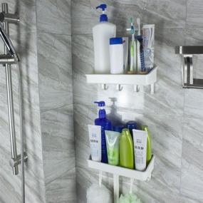 img 4 attached to IYAR HOME Organizer Bathroom Adhesive