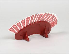 img 1 attached to 🃏 Enhance Your Card Playing Experience with SP Ableware Fan-Shaped Playing Card Holder - Red (712500000)