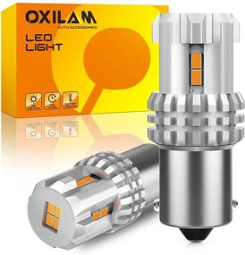 img 4 attached to 🔆 High-Power 1156 Turn Signal LED Bulbs - Ultra-Bright Amber Yellow 2 Pack