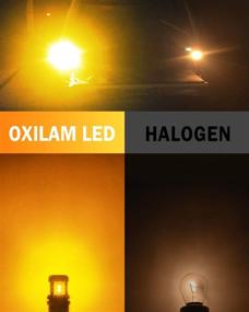 img 1 attached to 🔆 High-Power 1156 Turn Signal LED Bulbs - Ultra-Bright Amber Yellow 2 Pack