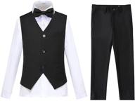 tuxedo toddler bearer outfit: stylish boys' clothing for suits & sport coats logo