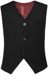 img 2 attached to Tuxedo Toddler Bearer Outfit: Stylish Boys' Clothing for Suits & Sport Coats