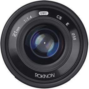 img 1 attached to 📷 Rokinon Black RK21M-E 21mm F1.4 ED AS UMC High Speed Wide Angle Lens for Sony