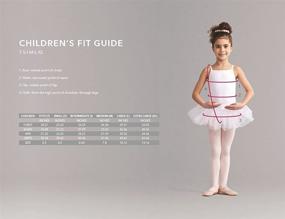 img 1 attached to 🩰 Костюм для балета Capezio Girls Studio Basic: Сияние и элегантность для молодых танцовщиц