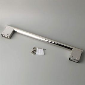 img 1 attached to 🚿 Alise Bathroom Single Towel Bar: Stylish Wall Mount Towel Rack 14-Inch, SUS304 Stainless Steel Polished Chrome Finish