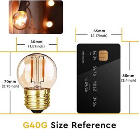 img 1 attached to 💡 Grensk Filament Equivalent Incandescent Decorative: The Ultimate Lighting Solution