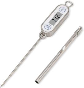 img 4 attached to 🌡️ Efficient and Durable MEASUREMAN Digital Waterproof Meat Thermometer: 304 Stainless Steel Case, 5" Probe, Hook, Hold, on/Off, IP65 Waterproof