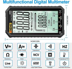 img 3 attached to Multimeter Auto Ranging Capacitance Resistance Continuity Measuring & Layout Tools for Scanners & Testers
