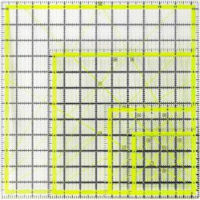 img 4 attached to UOOU Quilting Acrylic Cutting Ruler for Quilters and Sewing Projects