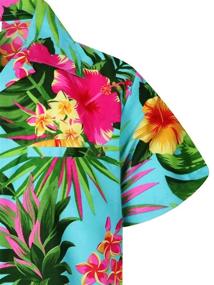 img 1 attached to 🍍 Vibrant King Kameha Pineapple Turquoise Men's Shortsleeve Clothing